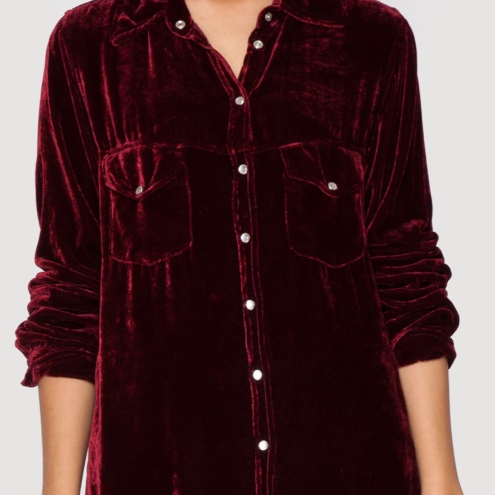 Johnny Was for Pete & Greta velvet blouse